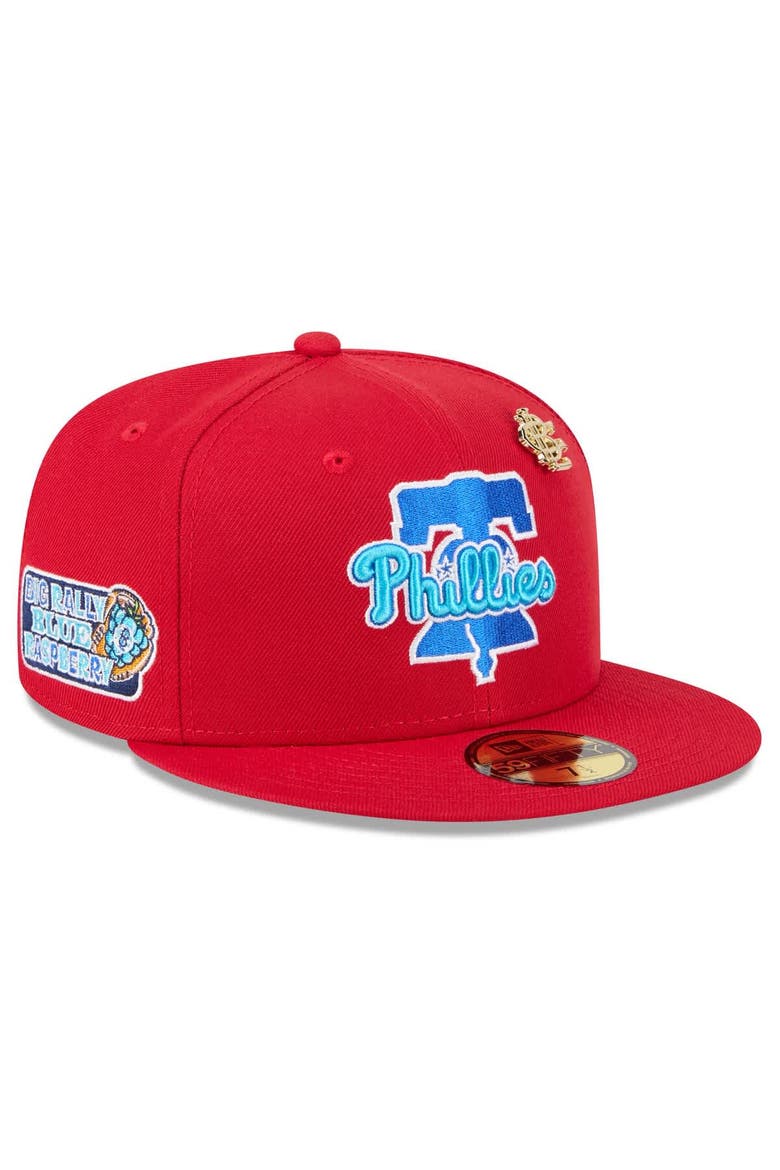 Men's New Era  Red Philadelphia Phillies 2025 Big League Chew 59FIFTY Fitted Hat, Alternate, color, Red