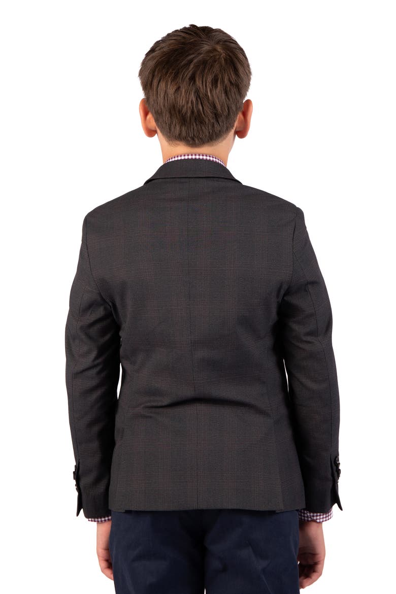 Kids' Shadow Glen Plaid Sport Coat, Alternate, color, CHARCOAL
