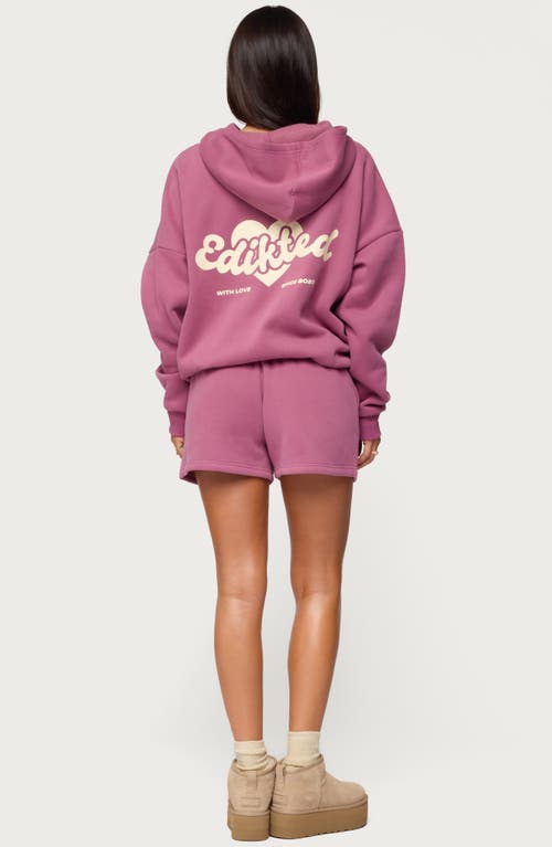 Edikted Hoodie In Pink