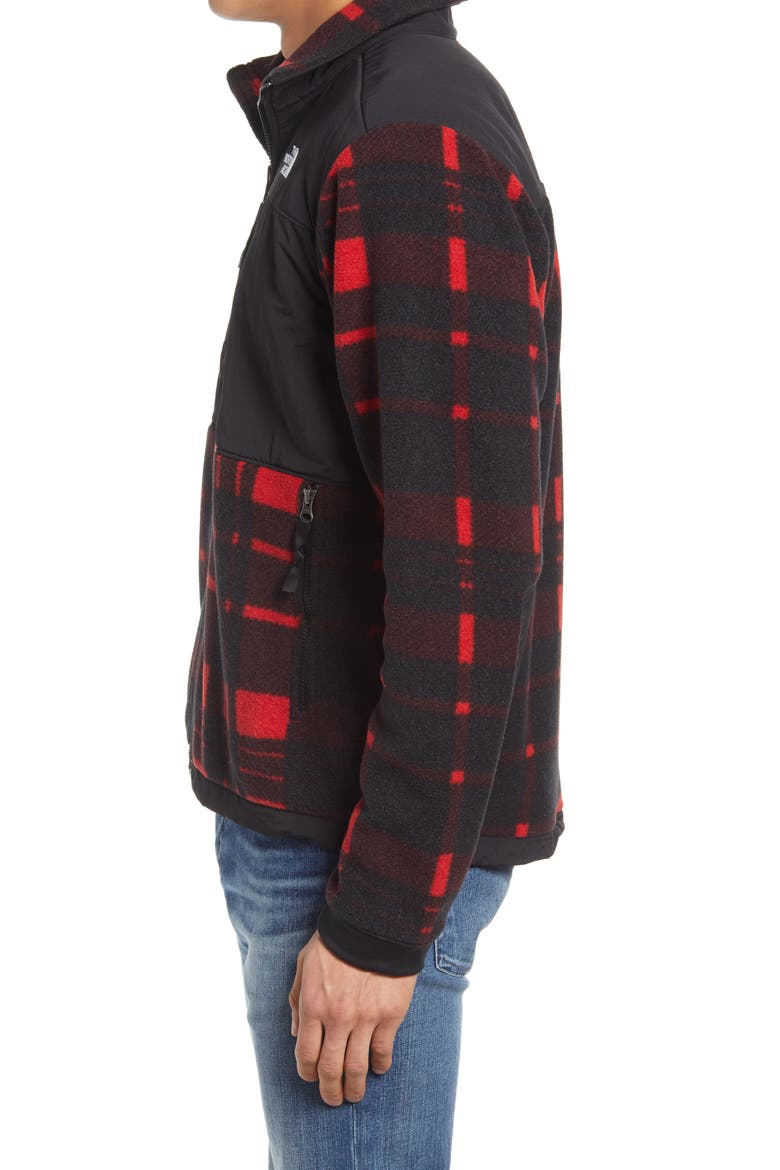 Denali 2 Jacket, Alternate, color, TNF RED HOLIDAY 2 PLAID PRINT