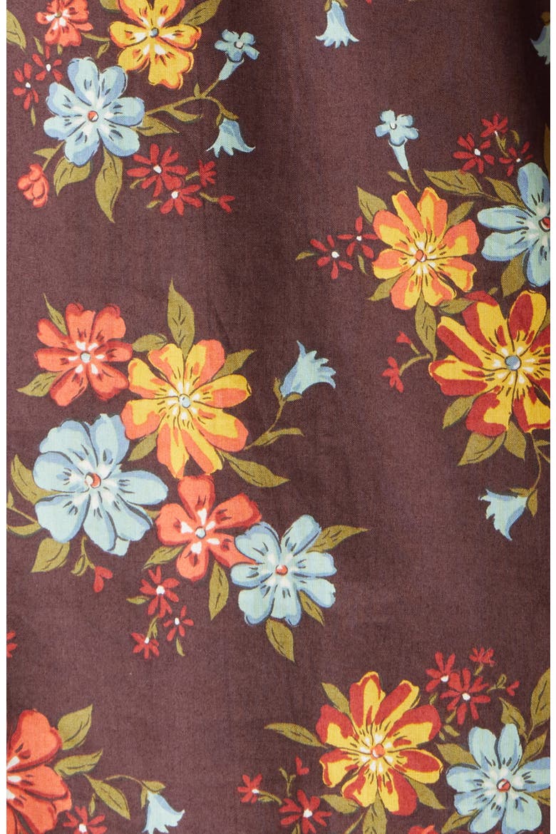 Sara Floral Button-Up Shirt, Alternate, color, LYNDA ANNE LIBERTY PRINT