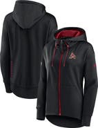 FANATICS Women's Fanatics Branded Black Arizona Coyotes Authentic Pro Rink Full-Zip Hoodie