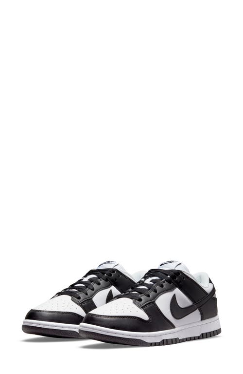 Nike Dunk Low Twist Leather Sneakers In Black