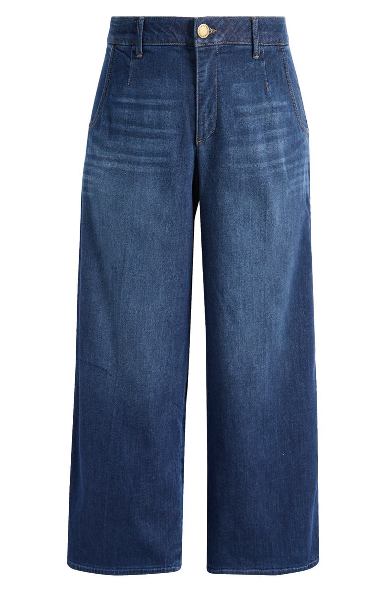 Wit & Wisdom Whitney 'Ab'Solution Skyrise Wide Leg Ankle Jeans, Alternate, color, Indigo