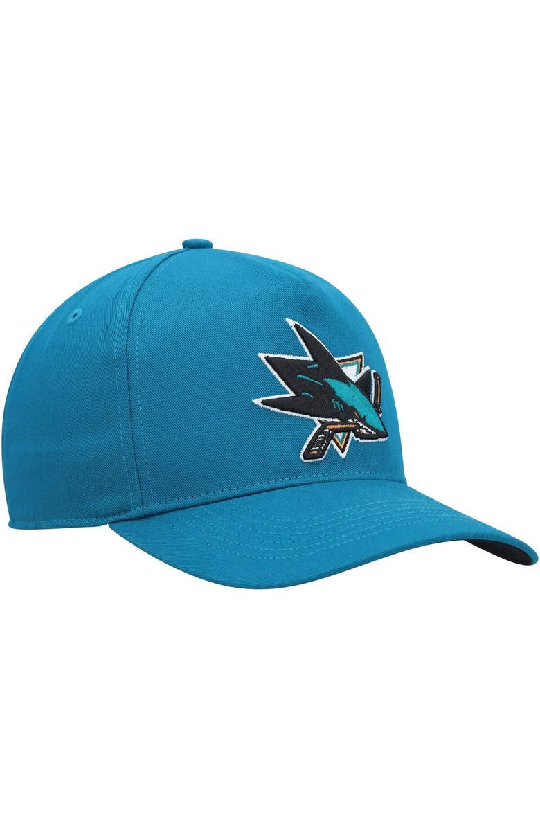 '47 Men's '47 Teal San Jose Sharks Primary Hitch Snapback Hat, Alternate, color,