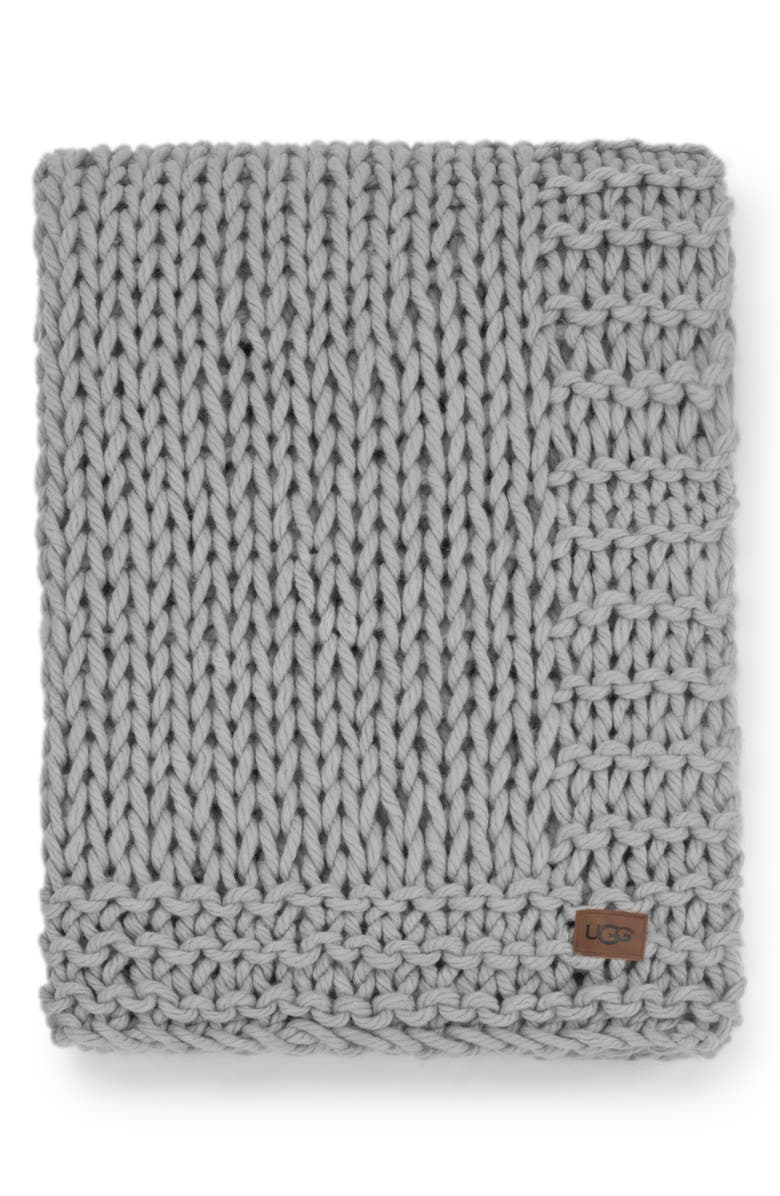 UGG<sup>®</sup> Wharf Knit Throw Blanket, Main, color, 