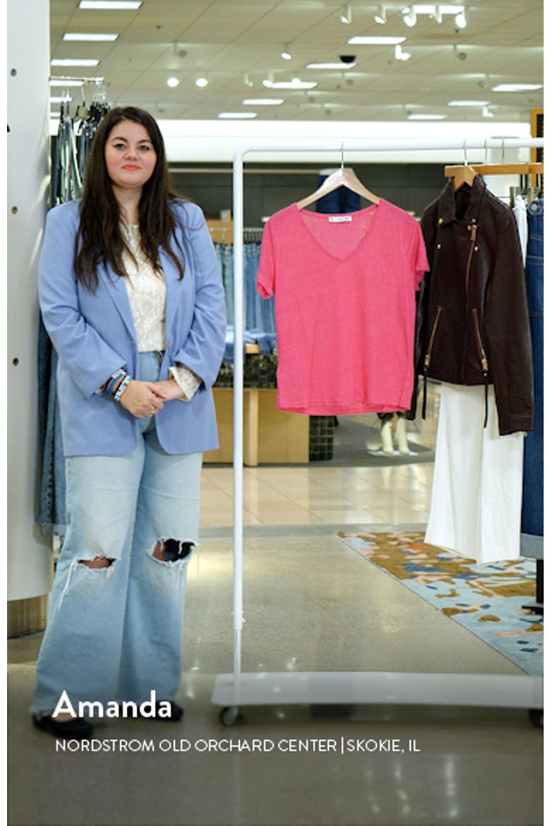 V-neck Linen T-Shirt video