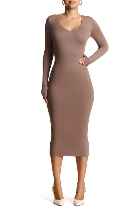 Care Body-Con Midi Dress