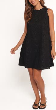 Petal & Pup Keller Floral Embroidered Sleeveless Trapeze Dress