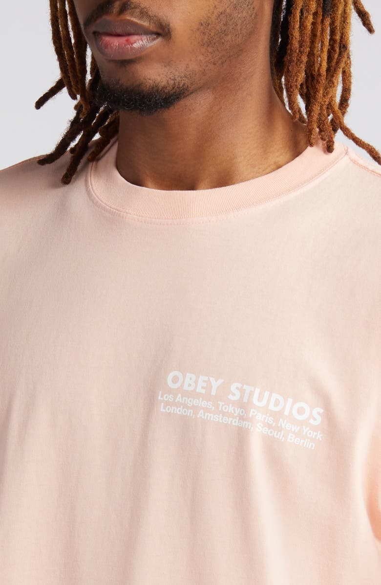 Obey Studios Eye Cotton Graphic T-Shirt, Alternate, color,