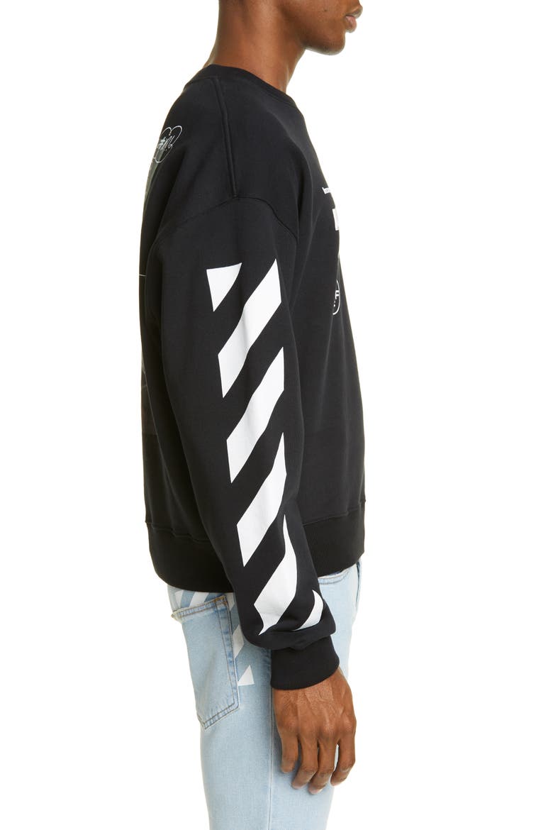 Mariana Graphic Sweatshirt, Alternate, color, BLACK MULTI