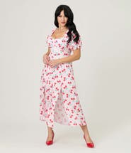 Unique Vintage Sweetheart Midi Dress