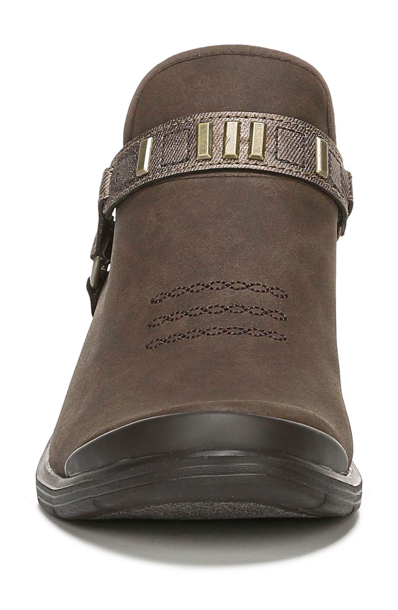 Barista Bootie, Alternate, color, CHOCOLATE FABRIC