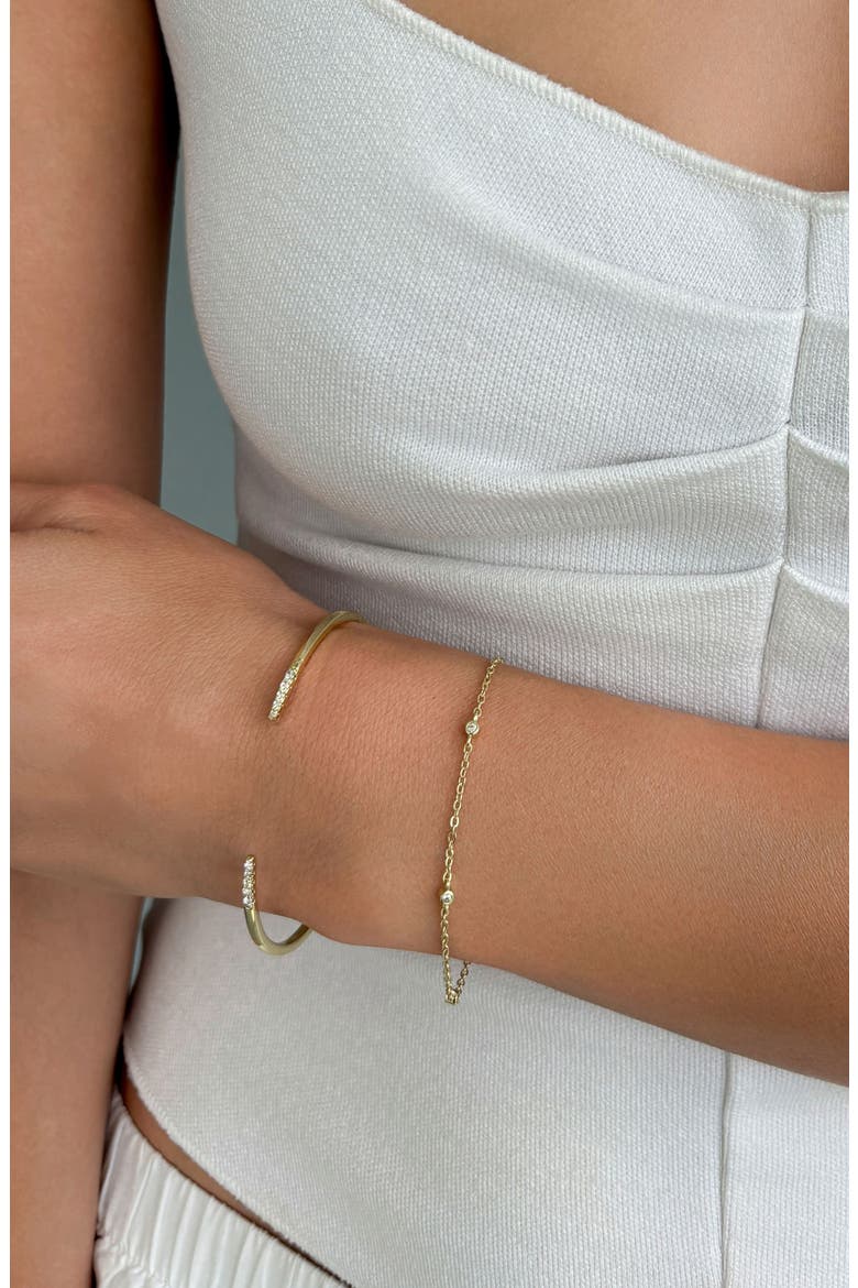 Set of 2 14k Gold Plate Bangles, Alternate, color, GOLD