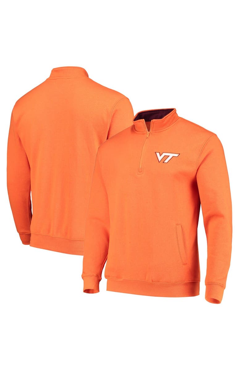 COLOSSEUM Men's Colosseum Orange Virginia Tech Hokies Tortugas Logo Quarter-Zip Jacket, Main, color, Orange