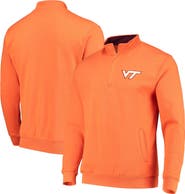COLOSSEUM Men's Colosseum Orange Virginia Tech Hokies Tortugas Logo Quarter-Zip Jacket