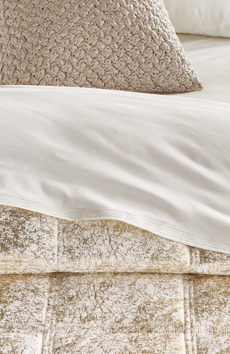 Michael Aram Metallic Jacquard Quilt, Alternate, color, 