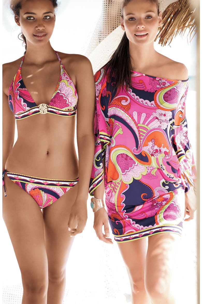 'French Riviera' Triangle Top, Alternate, color, PINK