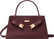 Tory Burch Mini Lee Radziwill Pebble Leather Satchel