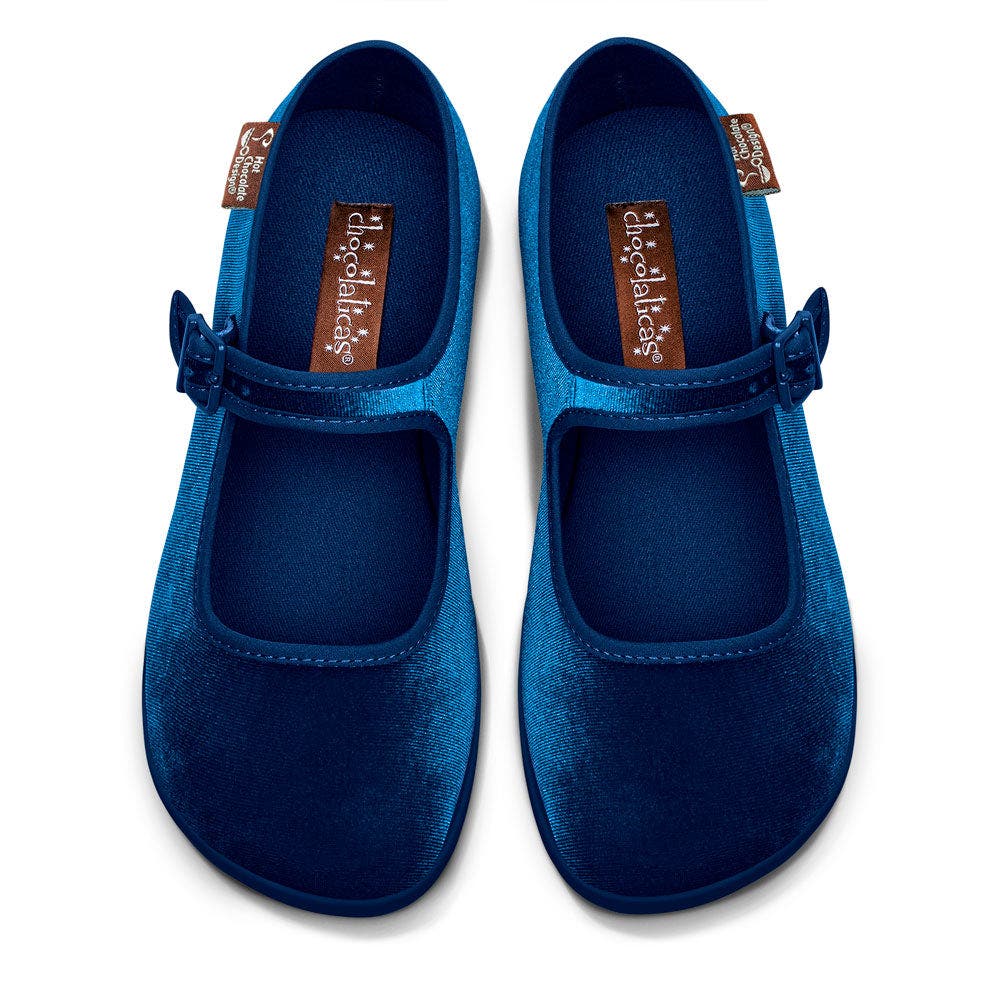Hot Chocolate Design Curacao Women's Mary Jane Flats, Main, color, Curacao Blue