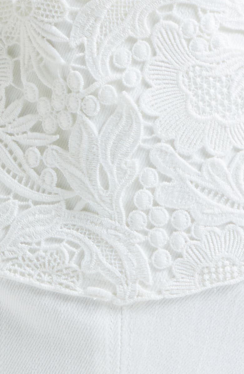 Cinq à Sept Stevie Crop Jeans, Alternate, color, White