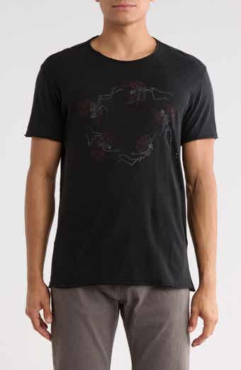 Flying Skeleton Graphic T-Shirt