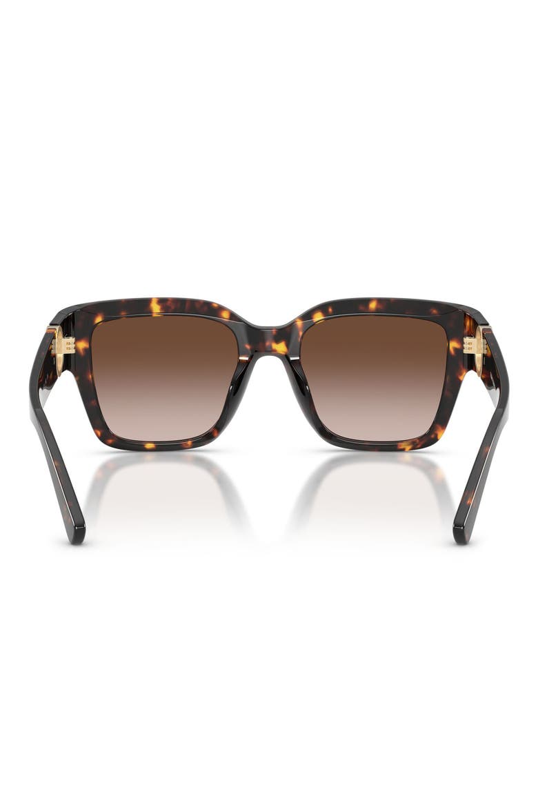 52mm Gradient Square Sunglasses, Alternate, color, BROWN TORTOISE / BROWN