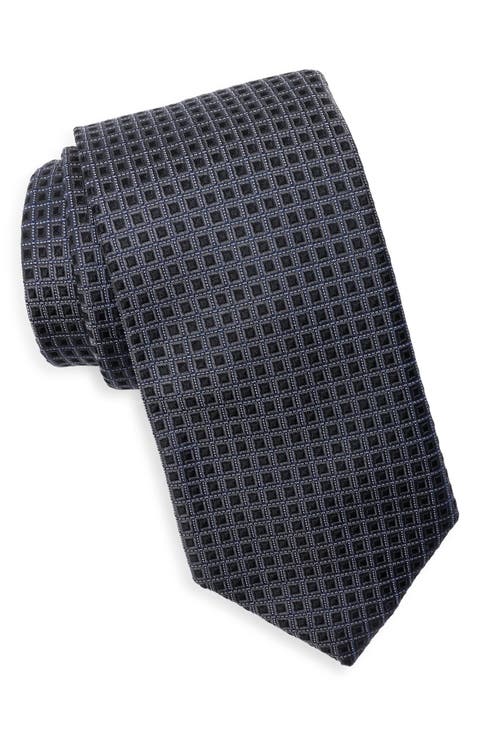 Stailey Neat Stretch Cotton Jacquard Tie