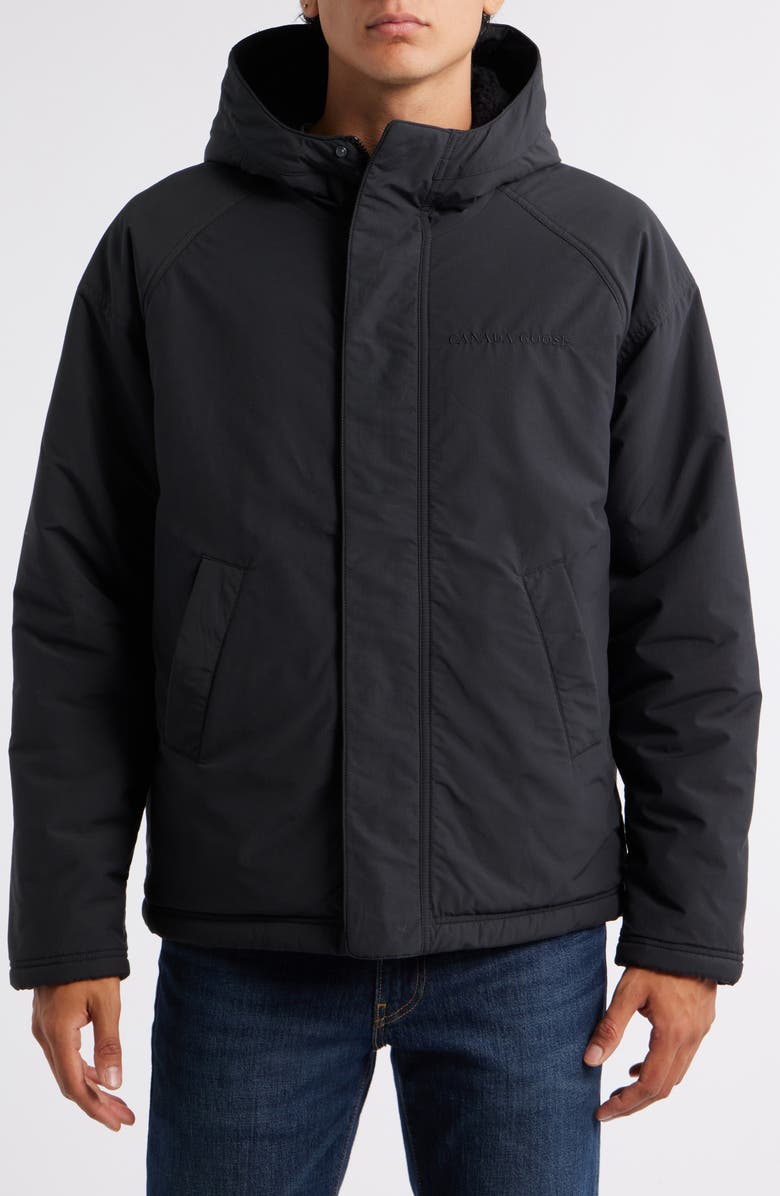 Canada Goose Alberni Reversible High Pile Fleece Bomber Jacket, Alternate, color,