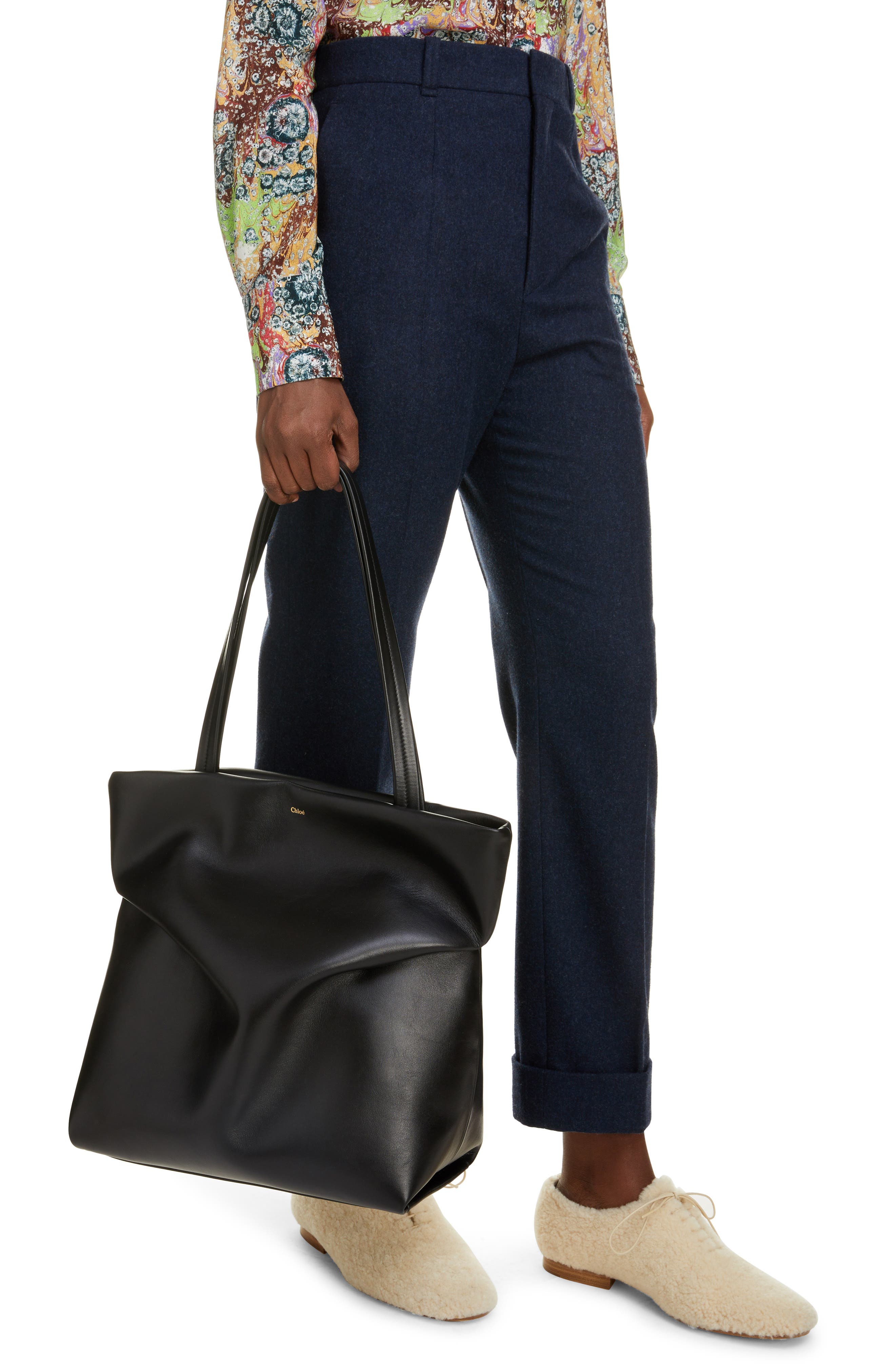 Chloé Judy Leather Tote, Alternate, color, 