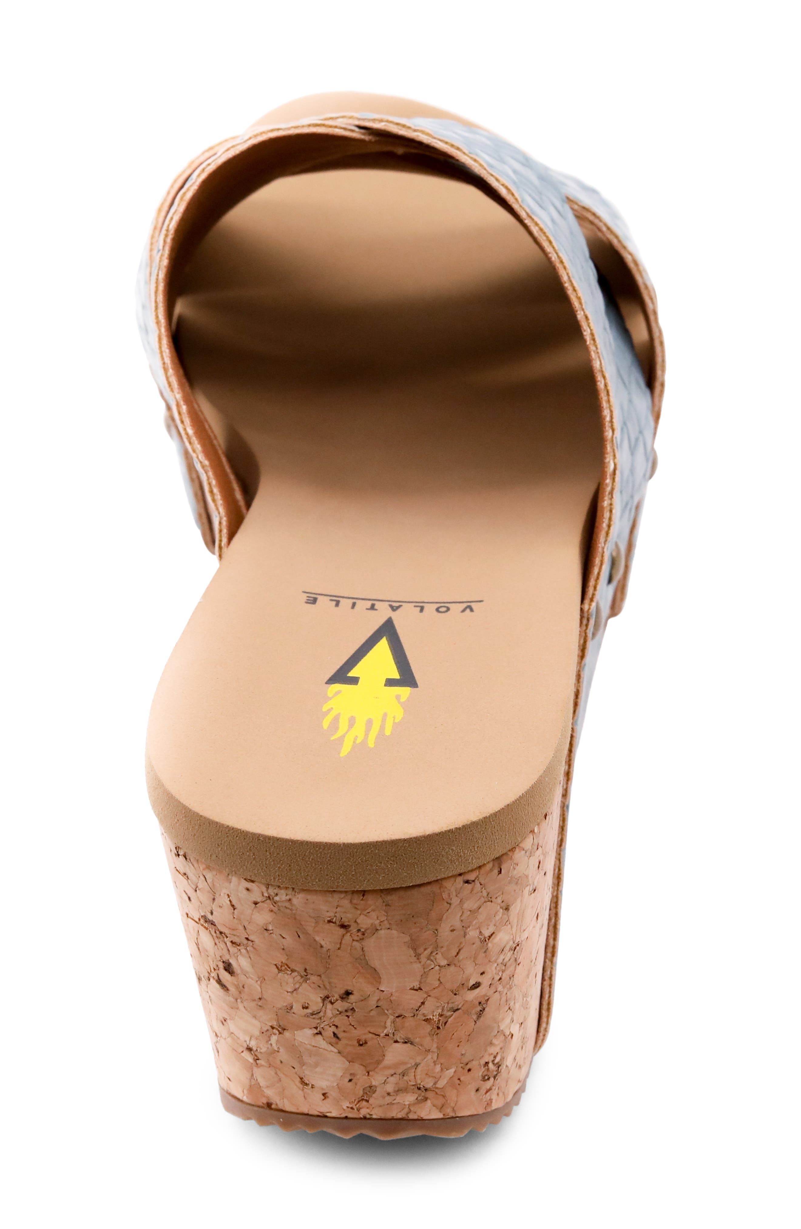 Volatile Newport Crisscross Platform Slide Sandal, Alternate, color, 