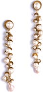 Deepa Gurnani Nani Imitation Pearl Drop Earrings