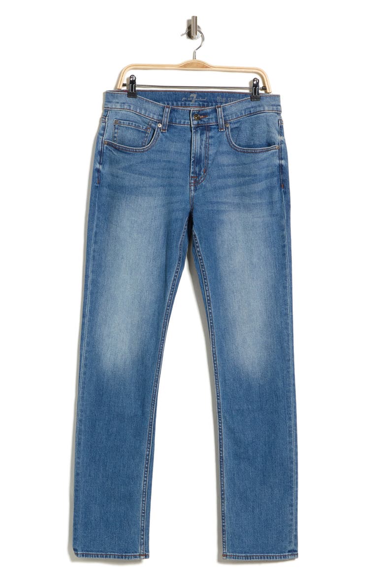 Straight Leg Jeans, Main, color, STOW