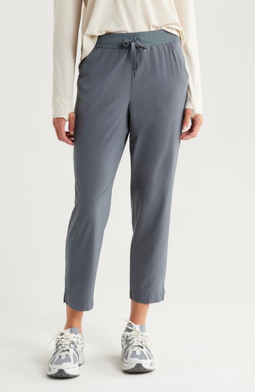 Free Fly Breeze Drift Drawstring Crop Pants In Blue