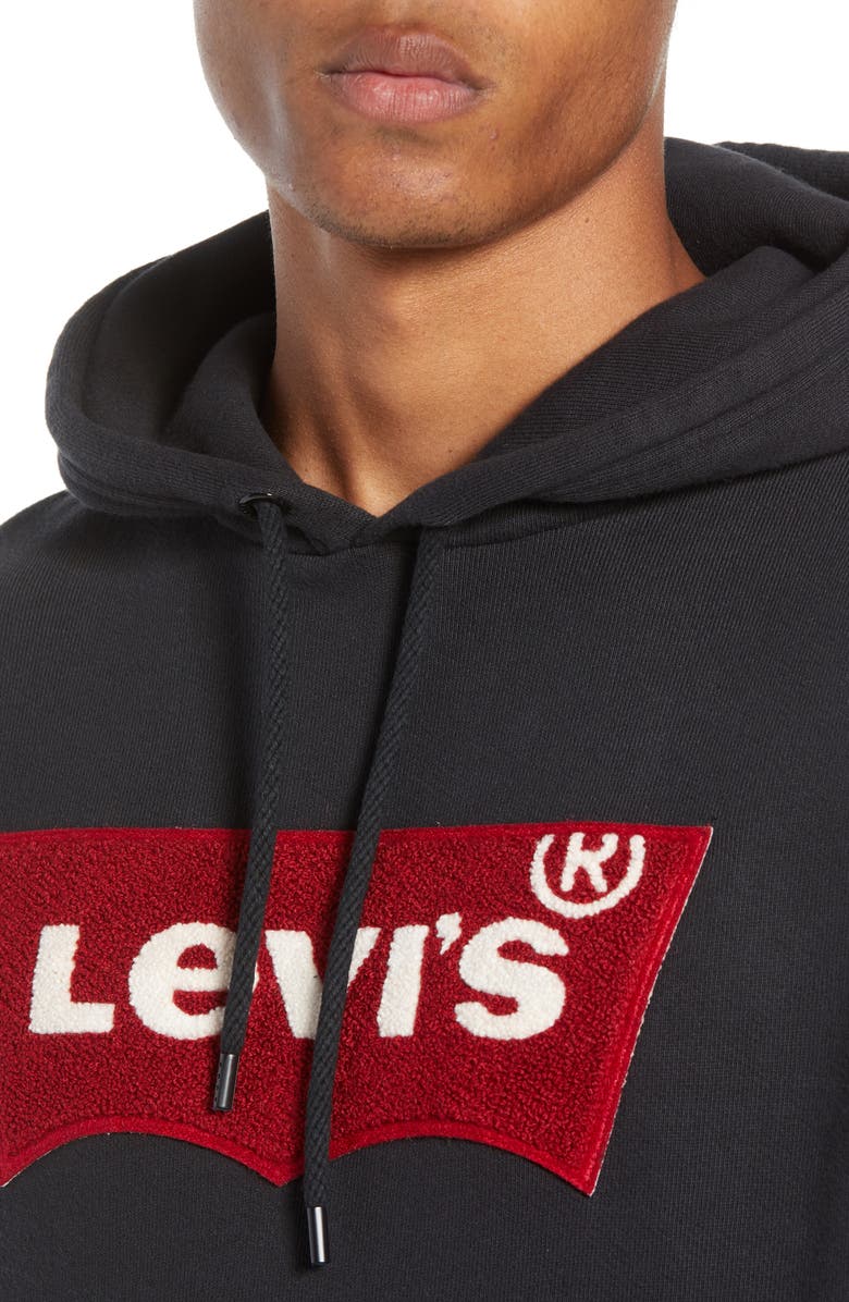 Levi's<sup>®</sup> Logo Hoodie, Alternate, color, 