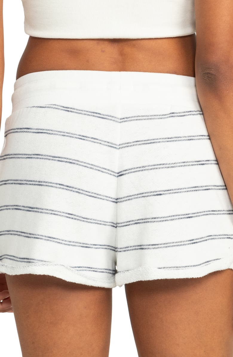 Roxy Perfect Wave Stripe Cotton Blend Shorts, Alternate, color, 