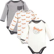 Touched by Nature Organic Cotton Long-Sleeve Bodysuits