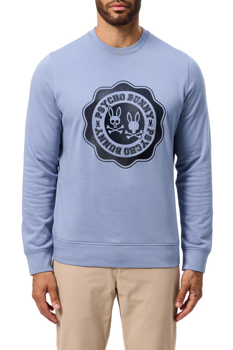 London Embroidered Sweatshirt, Main, color, TEMPEST