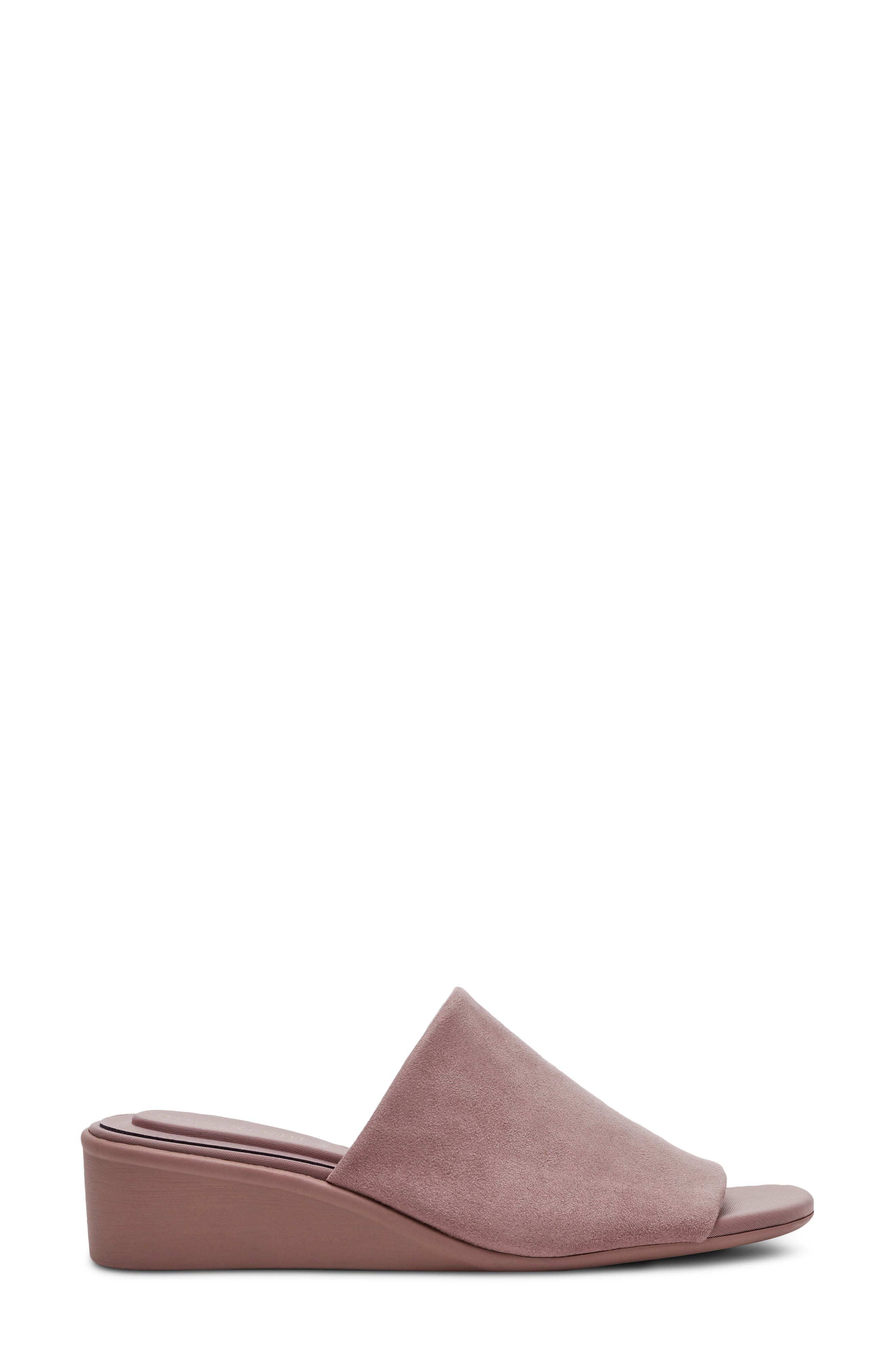 Anne Klein Wishful Wedge Slide Sandal, Alternate, color, Taupe