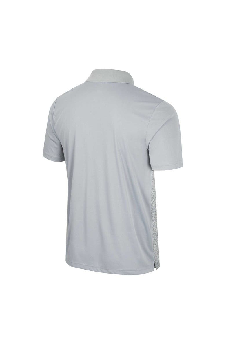 COLOSSEUM Men's Colosseum Gray Colorado State Rams Cybernetic Polo, Alternate, color, 