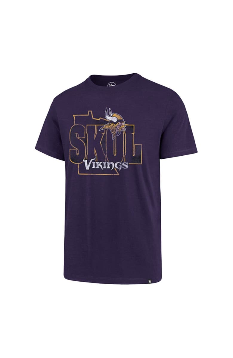 '47 Men's '47 Purple Minnesota Vikings Regional Super Rival T-Shirt, Alternate, color, 