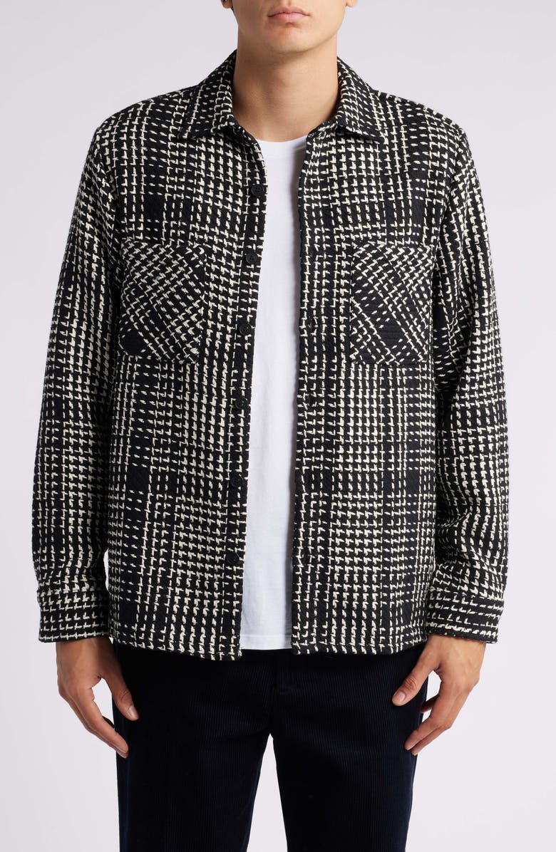 Wax London Whiting Plaid Button-Up Overshirt, Main, color, 