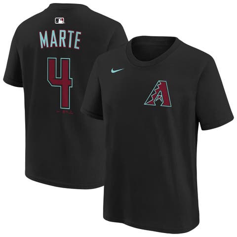 Youth Nike Ketel Marte Black Arizona Diamondbacks Name & Number T-Shirt