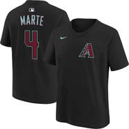 Nike Youth Nike Ketel Marte Black Arizona Diamondbacks Name & Number T-Shirt