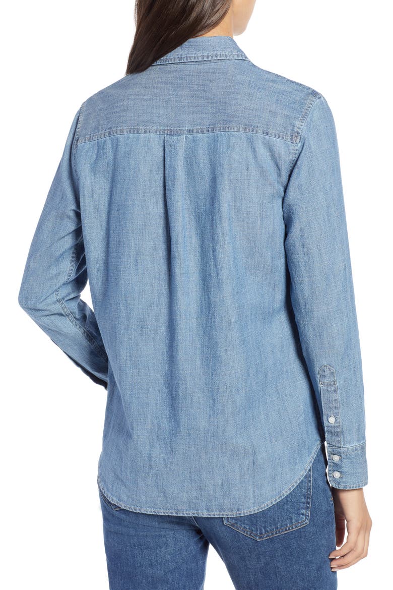 Classic Chambray Shirt, Alternate, color, CHAMBRAY