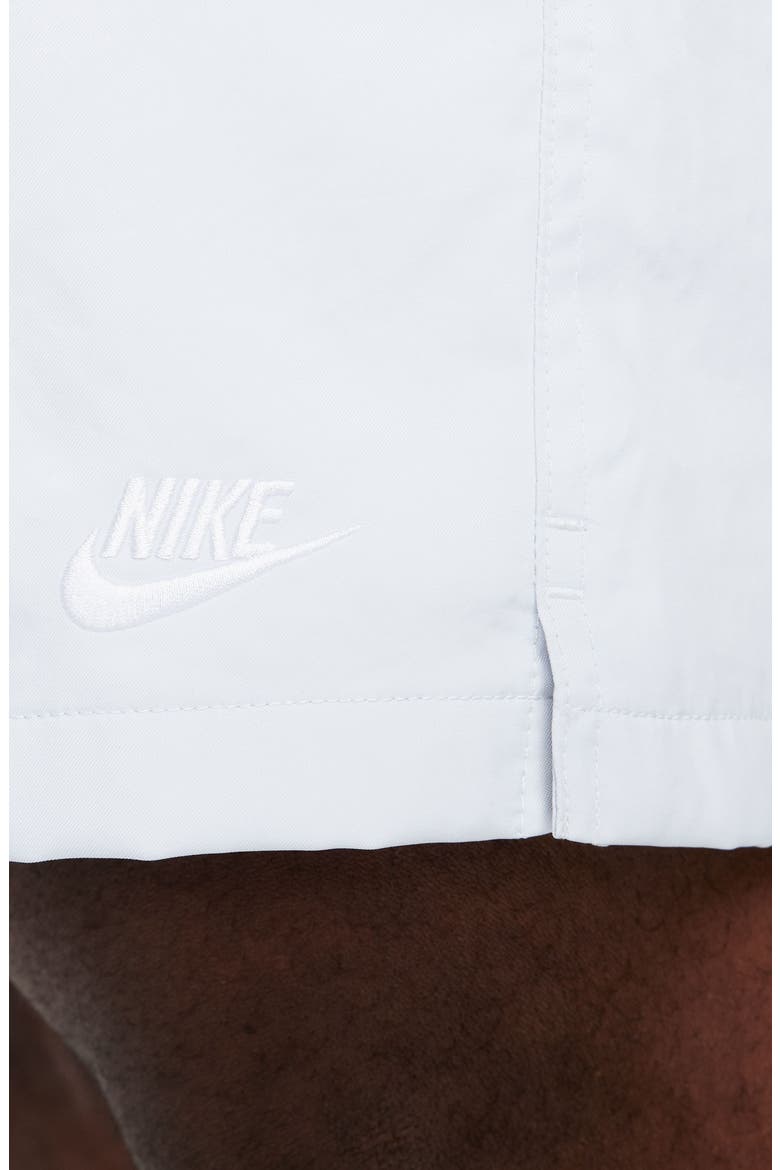 Club Woven Flow Shorts, Alternate, color, 043 PURE PLATINUM/WHITE