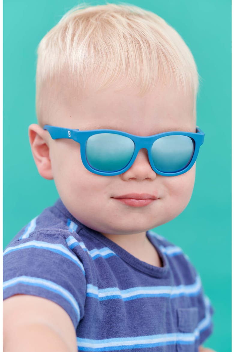 Kids' Polarized Navigator Sunglasses, Alternate, color, MIDNIGHT BLUE