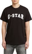 G-STAR Felt Logo Organic Cotton T-Shirt