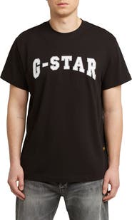 G-STAR Felt Logo Organic Cotton T-Shirt