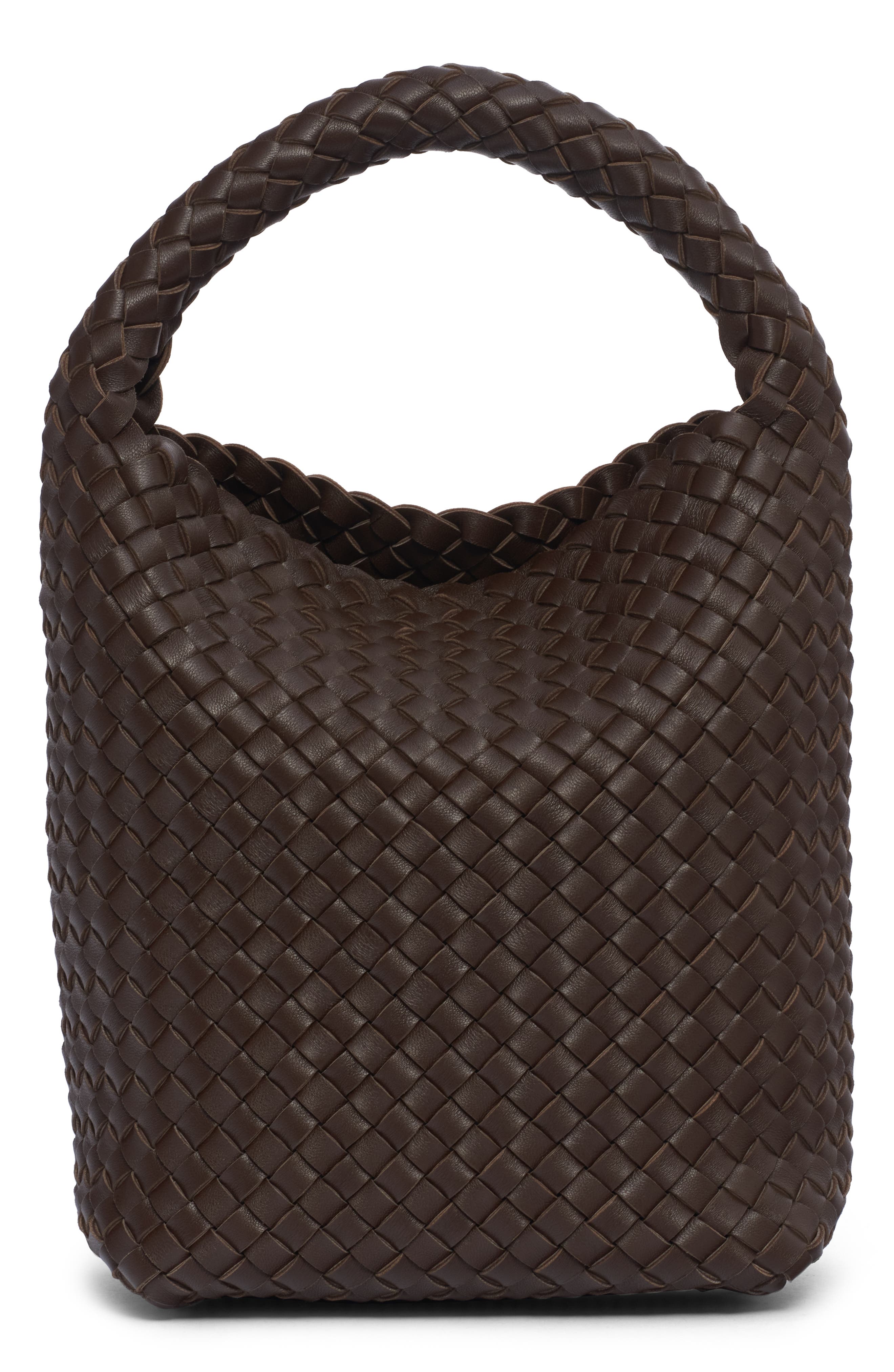 Bottega Veneta Cabat Intrecciato Leather Top Handle Bag, Main, color, 2016 Light Brown-Gold